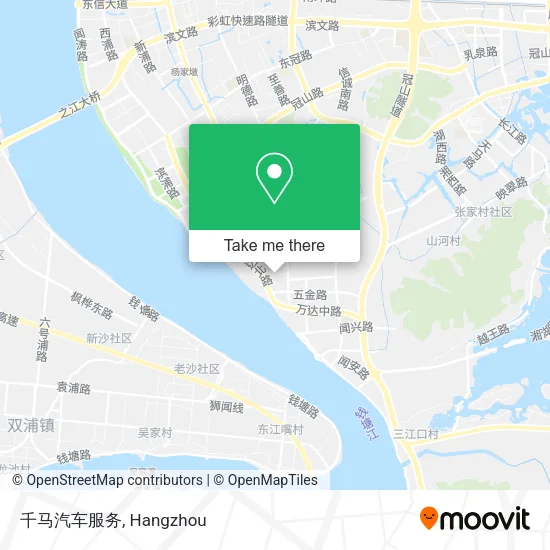 千马汽车服务 map