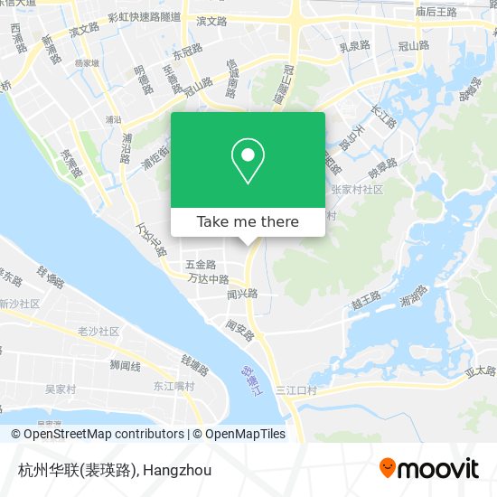 杭州华联(裴瑛路) map