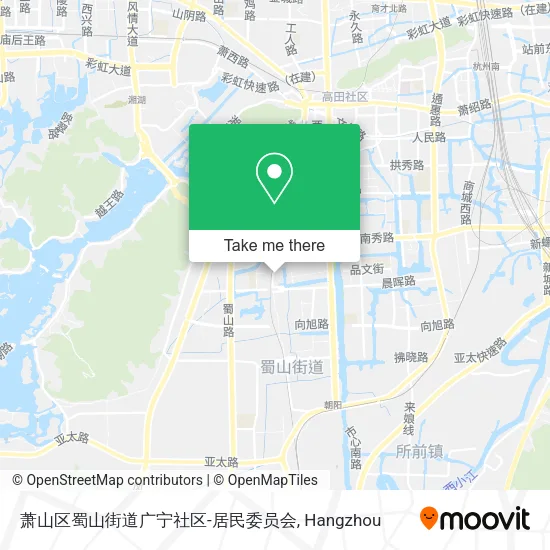 萧山区蜀山街道广宁社区-居民委员会 map