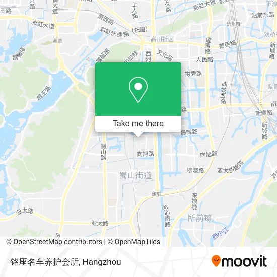 铭座名车养护会所 map