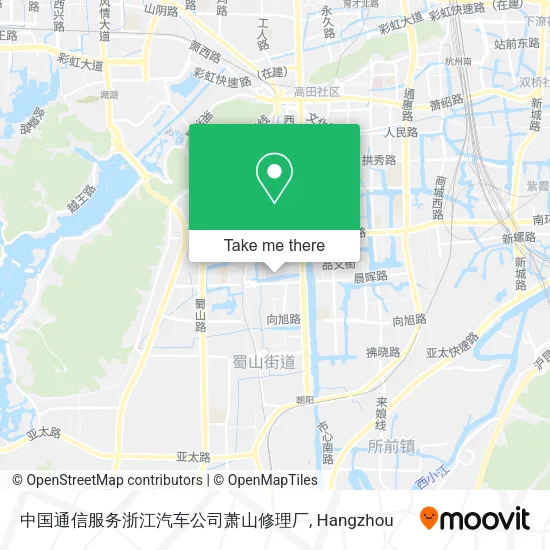 中国通信服务浙江汽车公司萧山修理厂 map