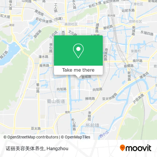 诺丽美容美体养生 map