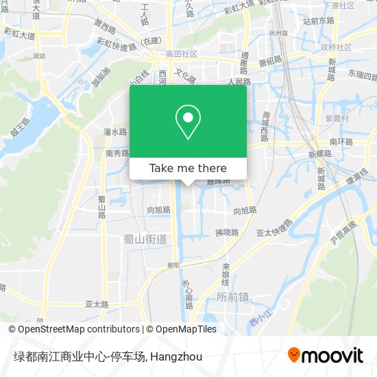 绿都南江商业中心-停车场 map