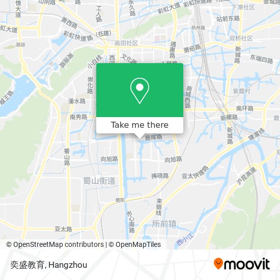奕盛教育 map