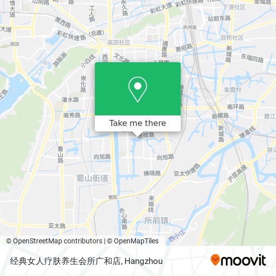 经典女人疗肤养生会所广和店 map