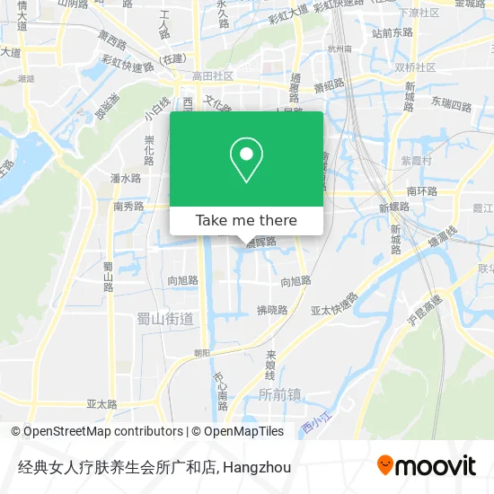经典女人疗肤养生会所广和店 map