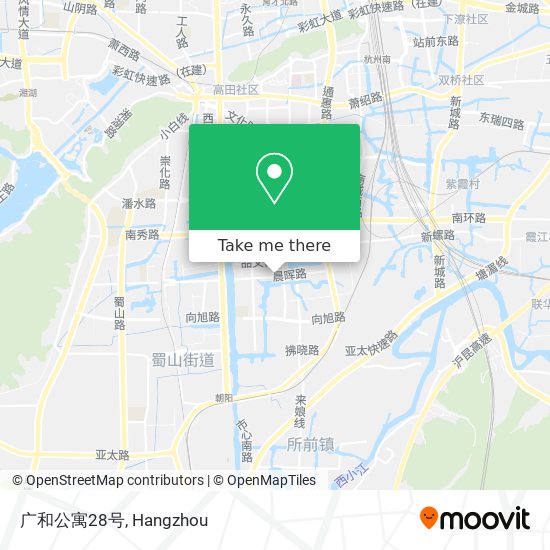 广和公寓28号 map