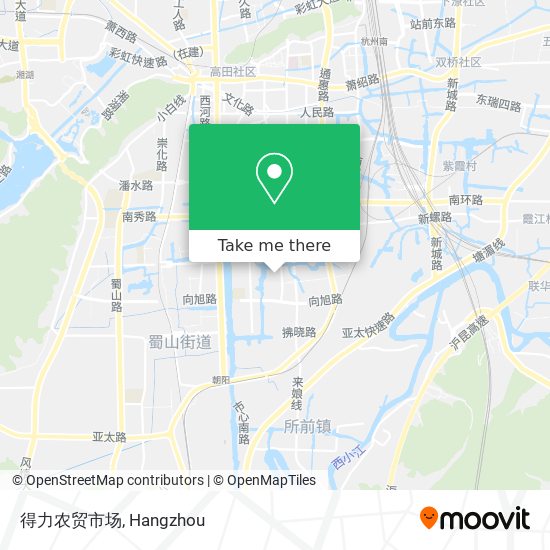 得力农贸市场 map