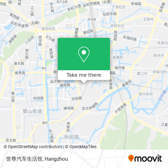 世尊汽车生活馆 map