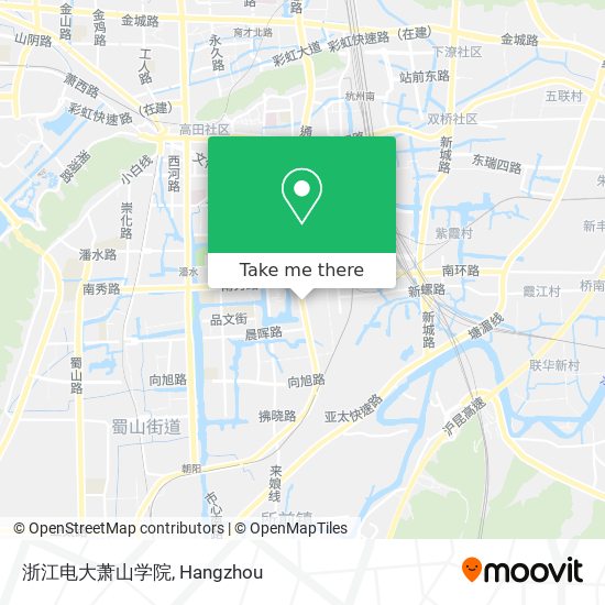 浙江电大萧山学院 map