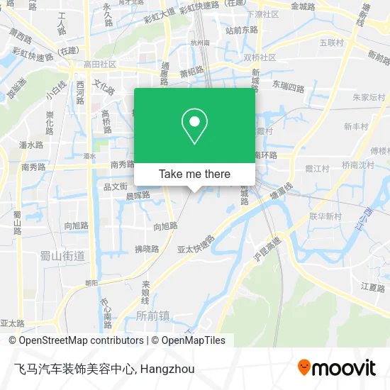 飞马汽车装饰美容中心 map