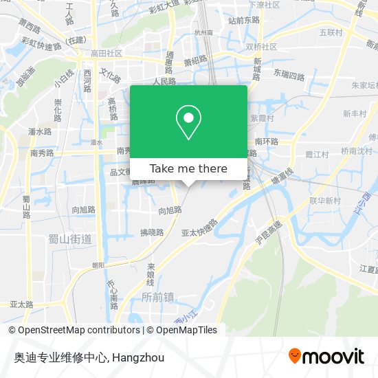 奥迪专业维修中心 map