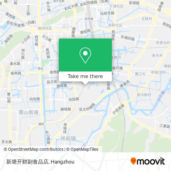 新塘开财副食品店 map