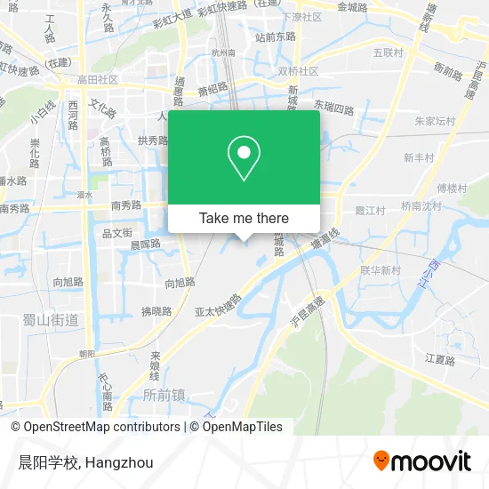 晨阳学校 map