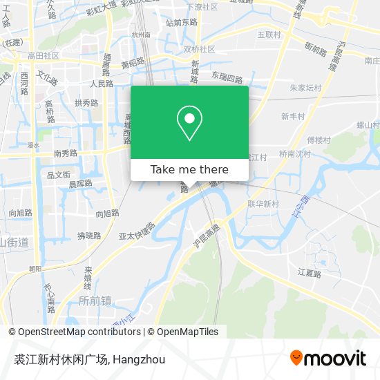 裘江新村休闲广场 map