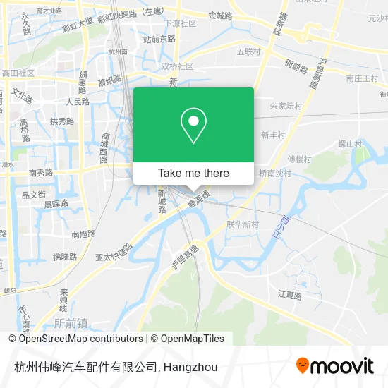 杭州伟峰汽车配件有限公司 map