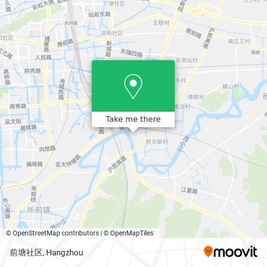 前塘社区 map