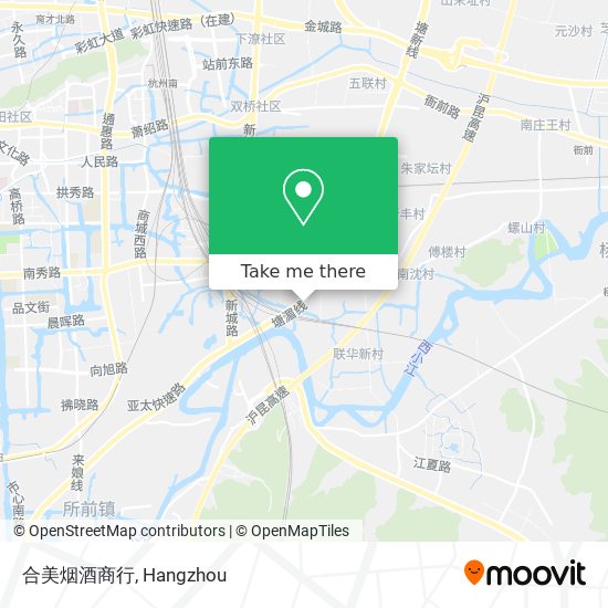 合美烟酒商行 map