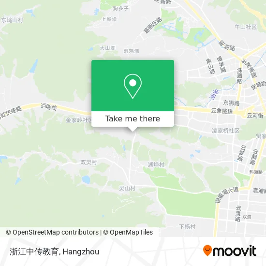 浙江中传教育 map