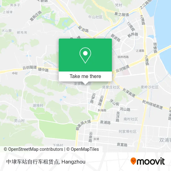 中埭车站自行车租赁点 map