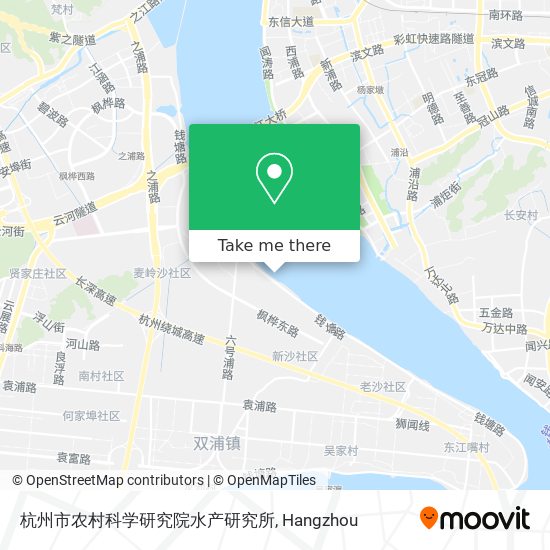 杭州市农村科学研究院水产研究所 map