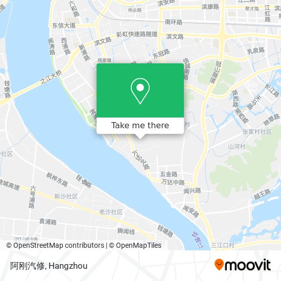 阿刚汽修 map