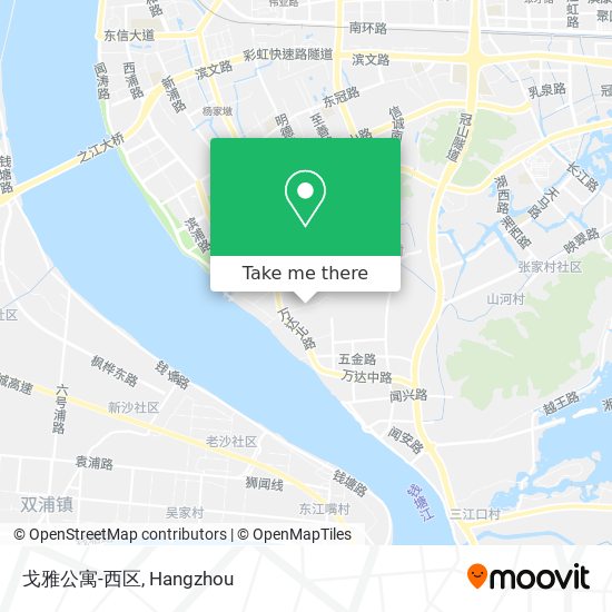 戈雅公寓-西区 map