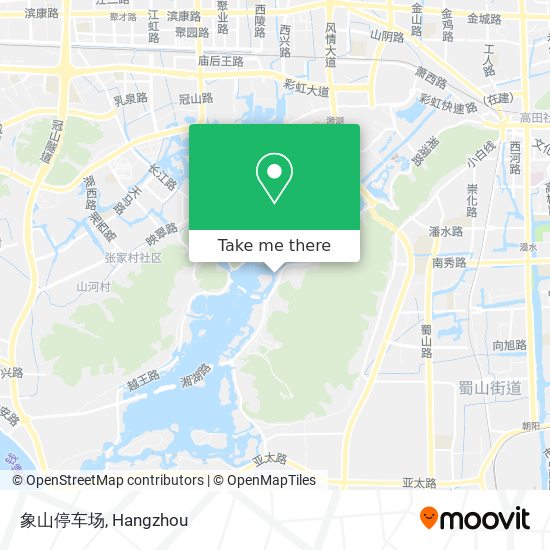 象山停车场 map