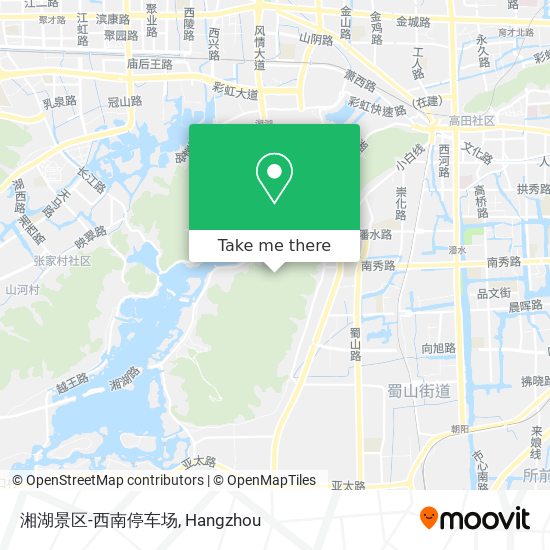 湘湖景区-西南停车场 map