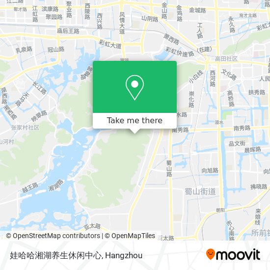 娃哈哈湘湖养生休闲中心 map