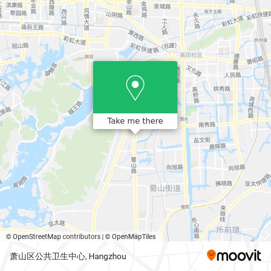 萧山区公共卫生中心 map