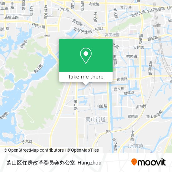 萧山区住房改革委员会办公室 map