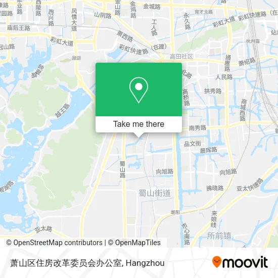 萧山区住房改革委员会办公室 map