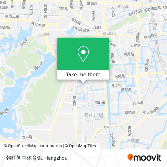 朝晖初中体育馆 map