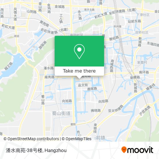 潘水南苑-38号楼 map