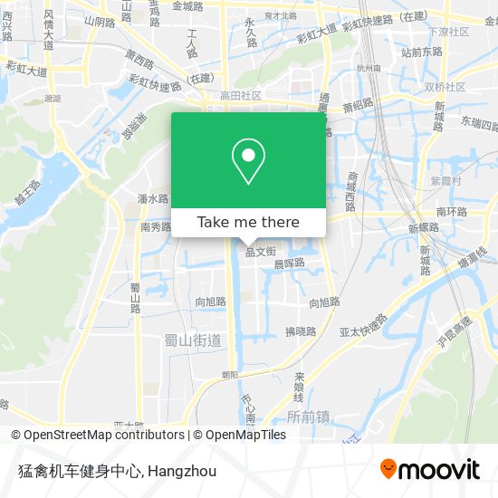 猛禽机车健身中心 map