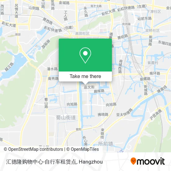 汇德隆购物中心-自行车租赁点 map