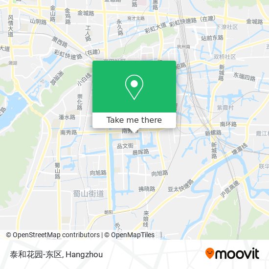 泰和花园-东区 map