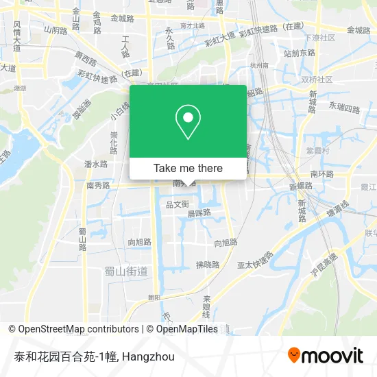 泰和花园百合苑-1幢 map