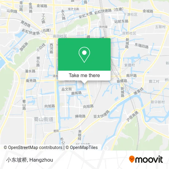 小东坡桥 map