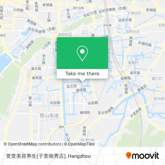 萱萱美容养生(子萱南秀店) map