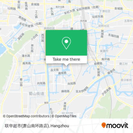 联华超市(萧山南环路店) map