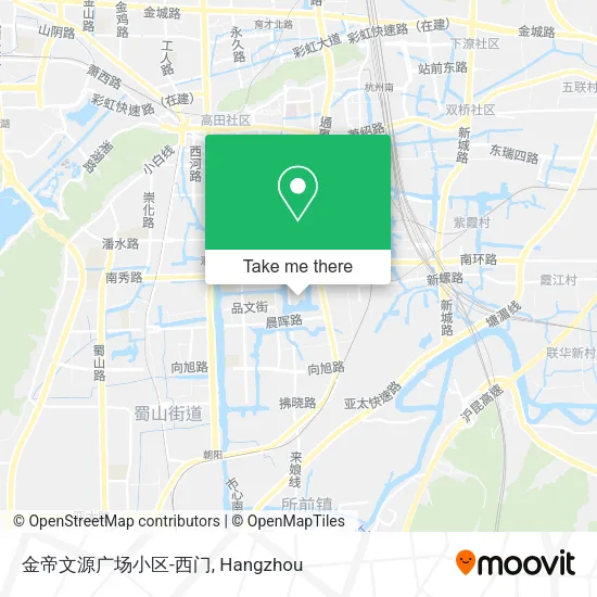 金帝文源广场小区-西门 map