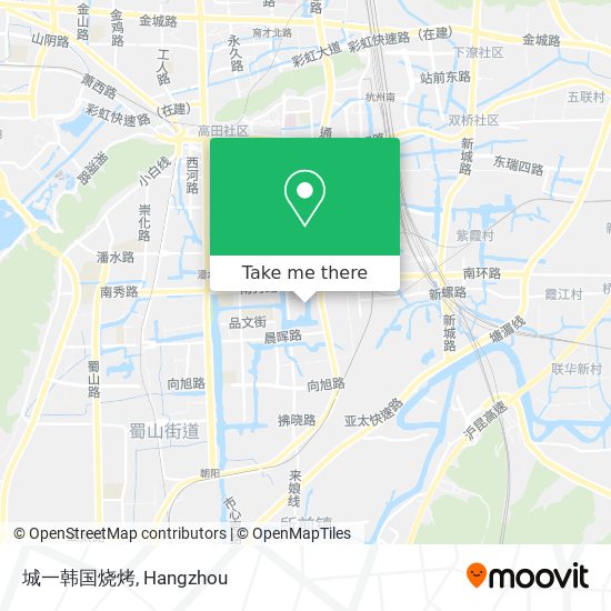 城一韩国烧烤 map