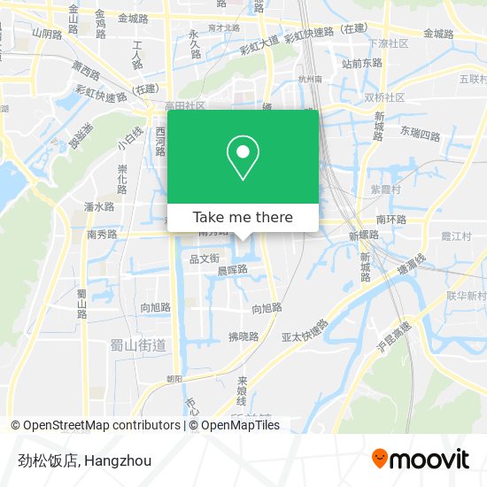 劲松饭店 map