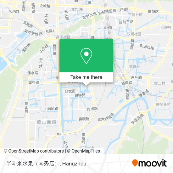 半斗米水果（南秀店） map