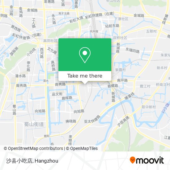 沙县小吃店 map