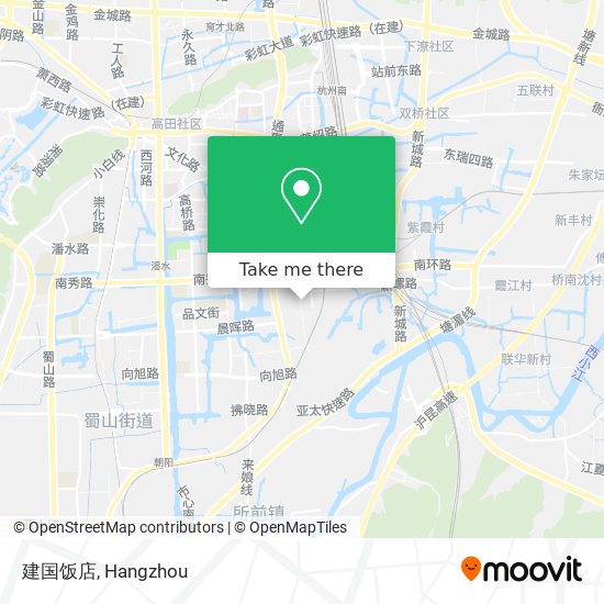 建国饭店 map