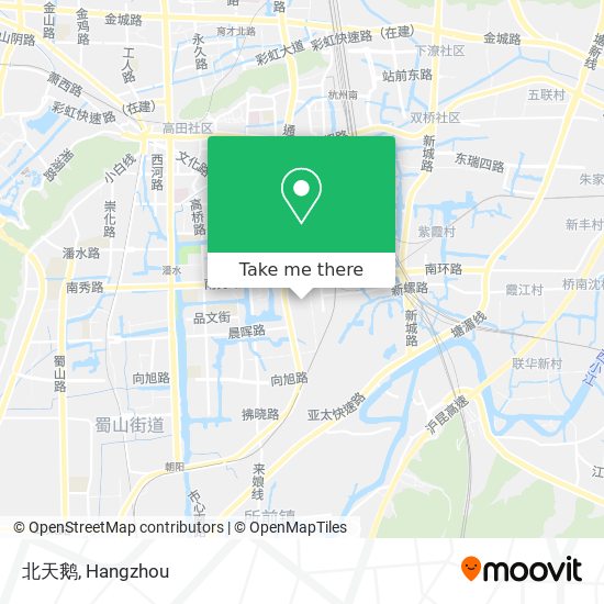 北天鹅 map