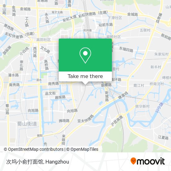次坞小俞打面馆 map
